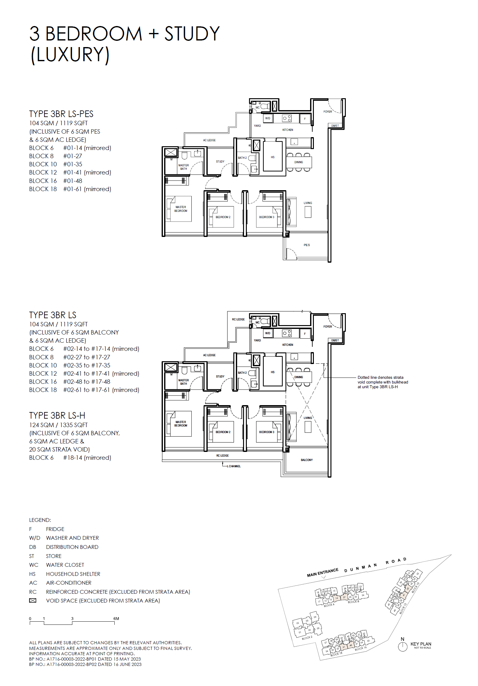 3BR LS-H floor plan